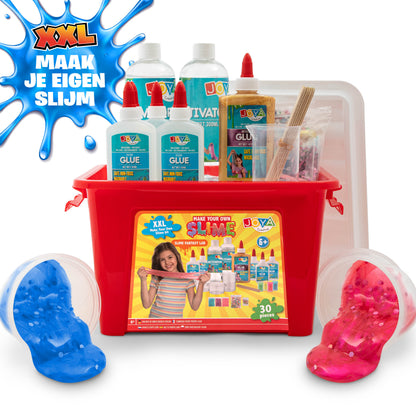 Joya Creative Set XXL para hacer slime – Crea tu propio slime con 6 tipos de slime metálico para niños