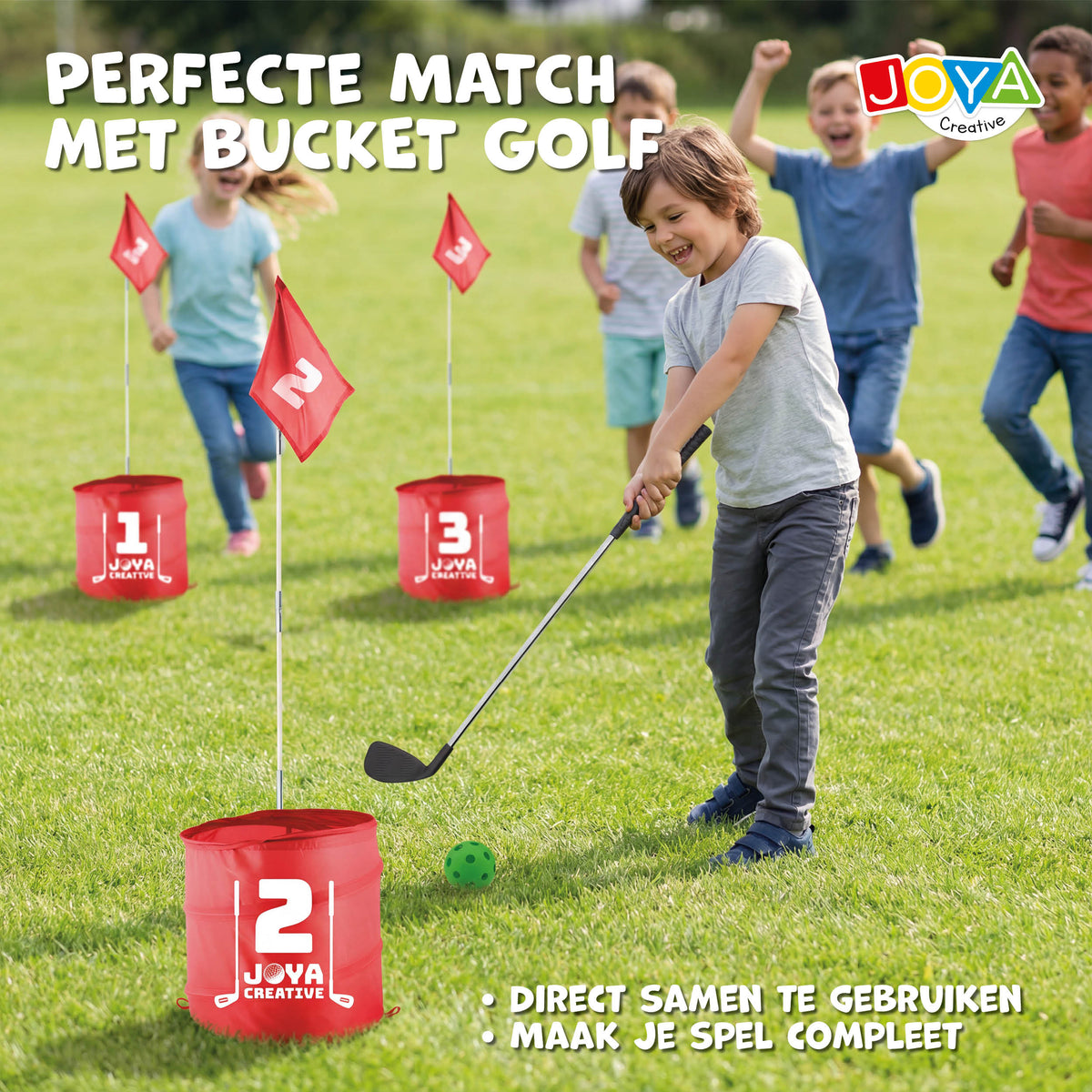 Joya Creative Palo de golf junior de 76 cm – Palo de golf infantil para bucket golf, juegos de exterior y diversión activa