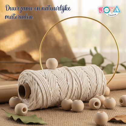 Joya Creative Set de macramé 2 en 1 – Crea tu propio tapiz de pared y atrapasueños, kit de manualidades DIY para adultos